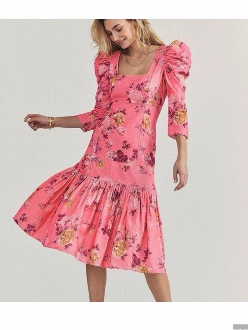 LoveShackFancy corduroy midi dress